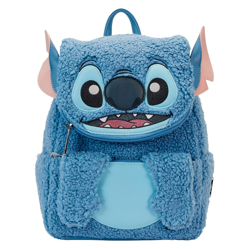 Disney Loungefly Mini Backpack - Stitch Plush Pocket