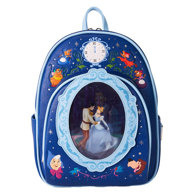 Disney Loungefly Mini Backpack - Cinderella 75th Anniversary Lenticular