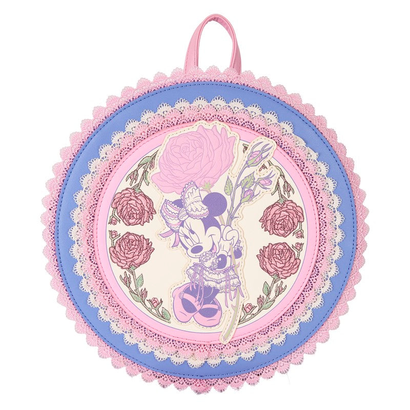 Disney Loungefly Mini Backpack - Minnie Floral and Lace