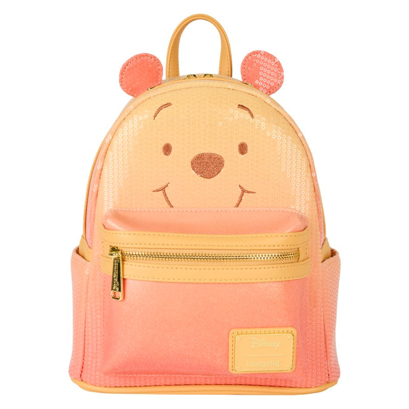 Disney Loungefly Mini Backpack - Winnie the Pooh Sequin Glitter
