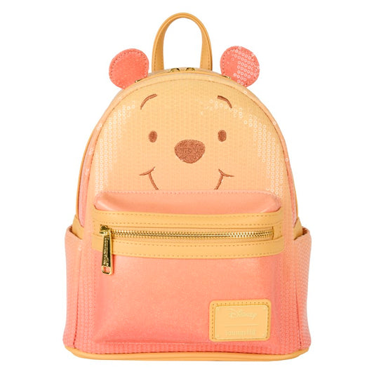 Disney Loungefly Mini Backpack - Winnie the Pooh Sequin Glitter