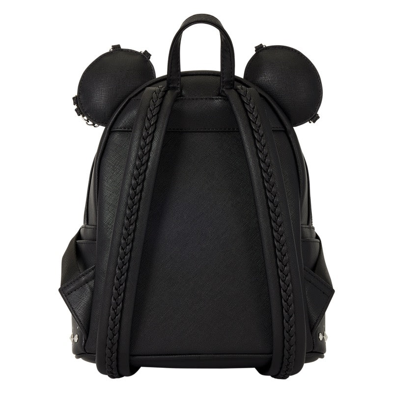 Disney Loungefly Mini Backpack Minnie Mouse Studs & Chains