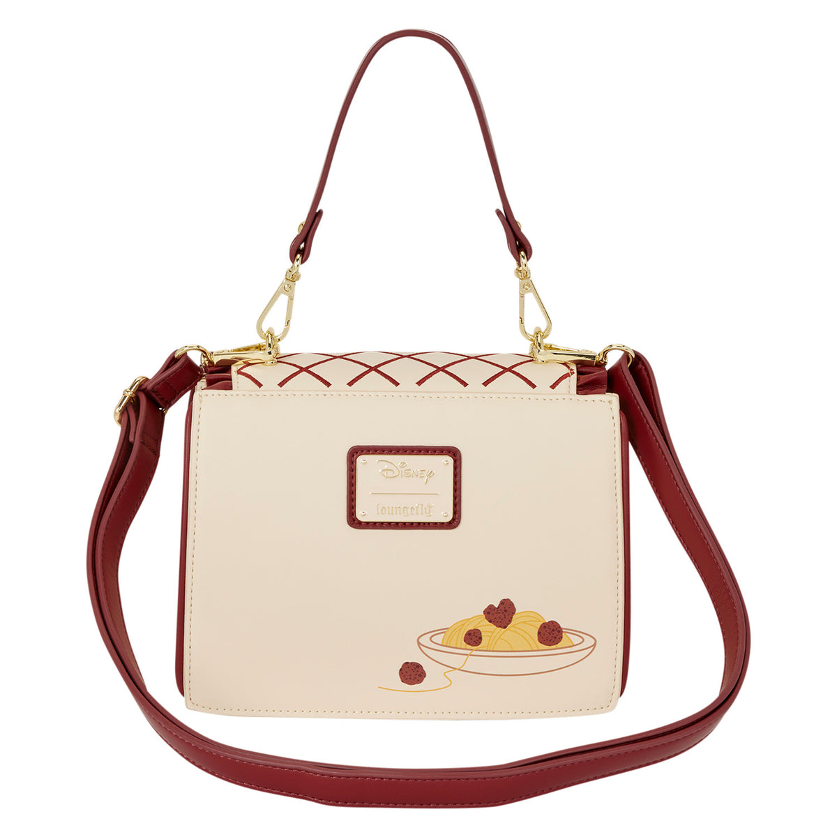 Disney Loungefly Handbag Lady & The Tramp Spaghetti Dinner