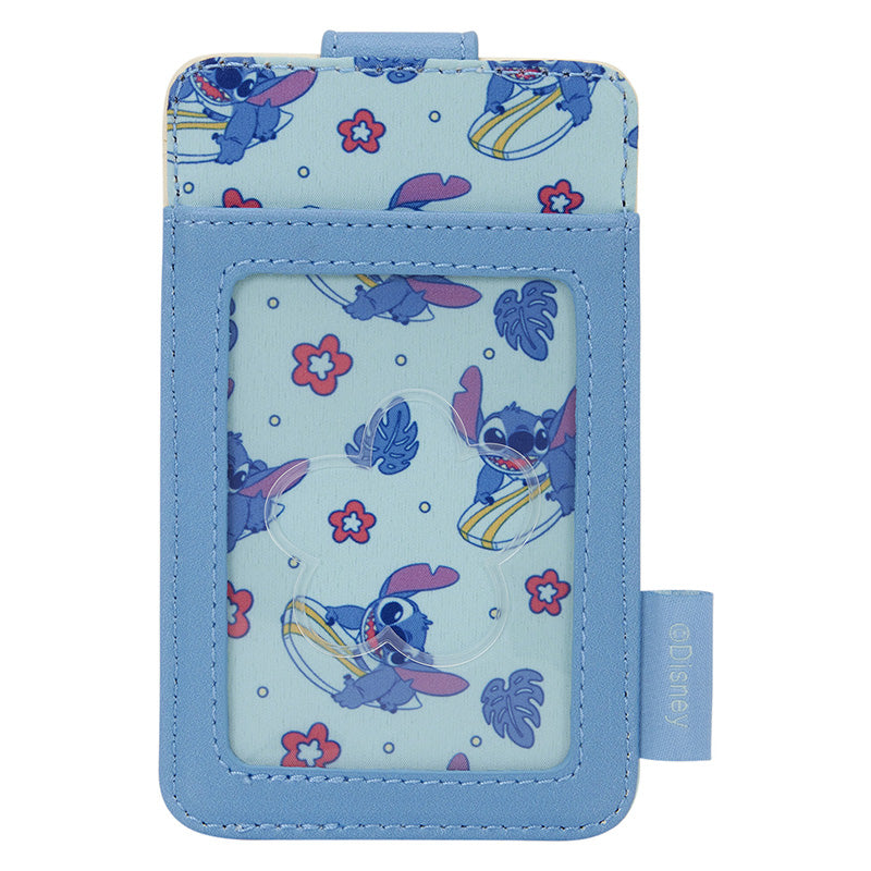 Disney Loungefly Card Holder Stitch Minimal Summer