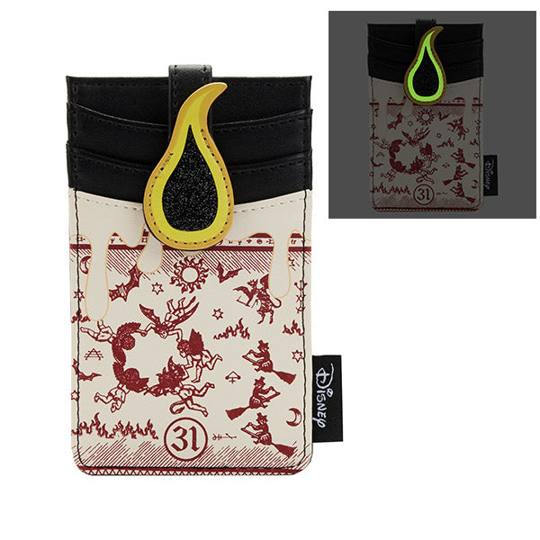 Disney Loungefly Card Holder - Hocus Pocus Black Flame Candle