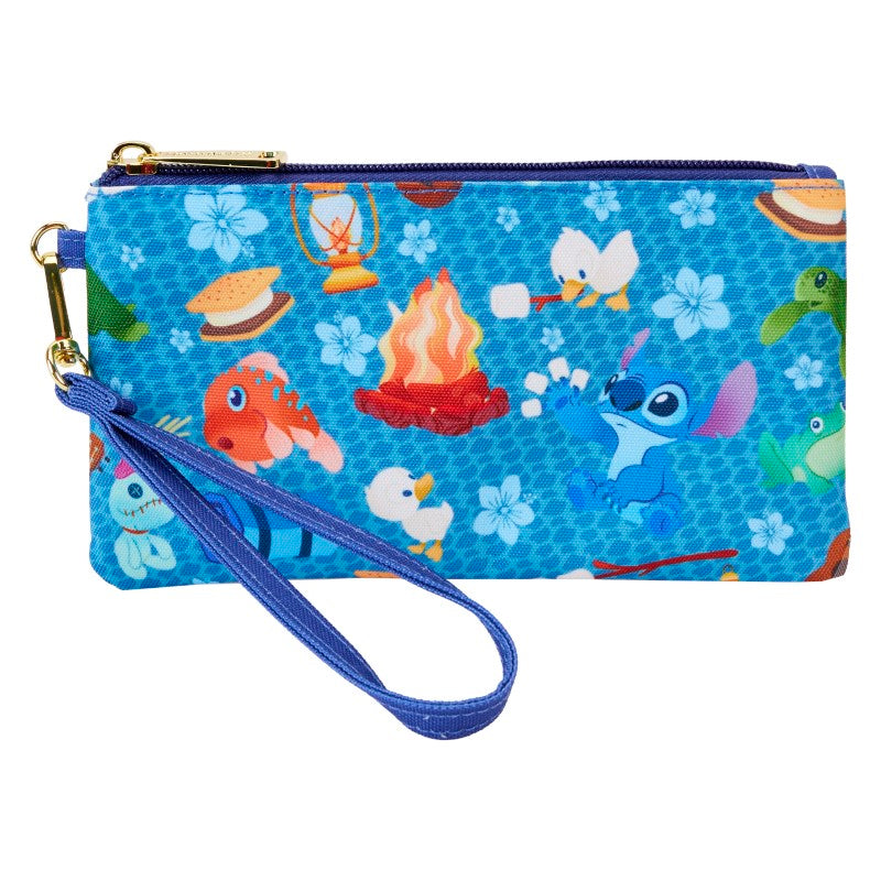 Disney Loungefly Nylon Pouch - Stitch Camping Cuties