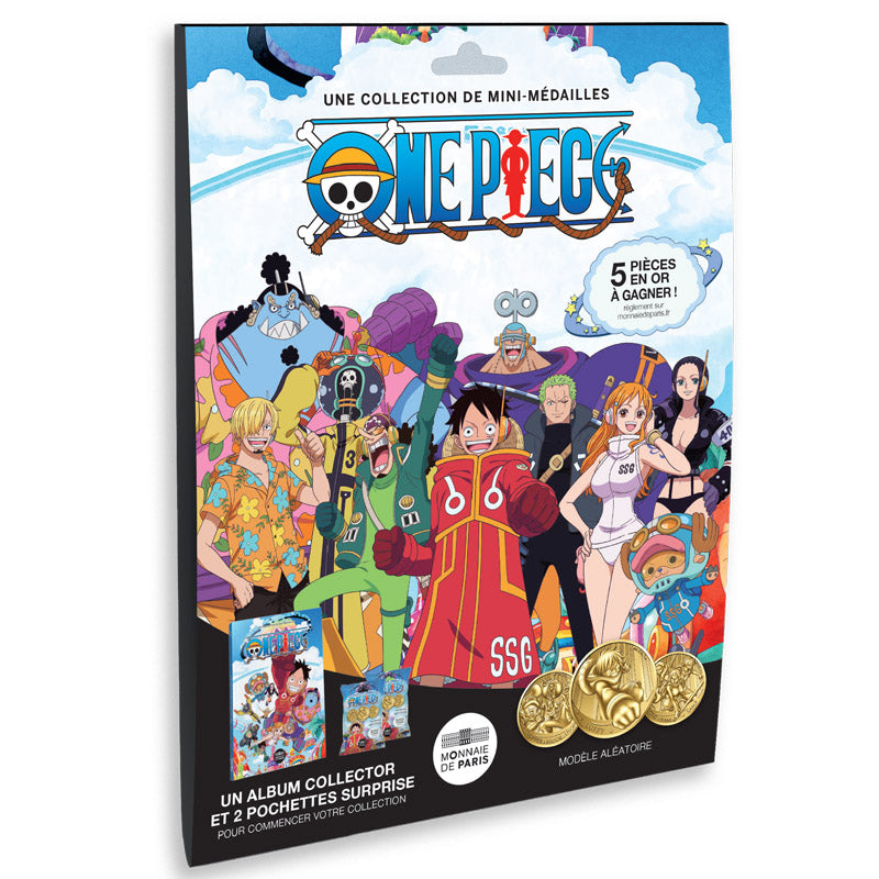 One Piece Monnaie de Paris Collector Album + 2 Mini Medals