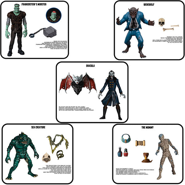 Monsters 5 Points - Tower of Fear Asst (5 Figures 9cm)