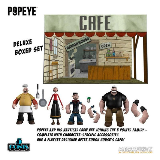 Popeye 5 Points Set of 4 Figures