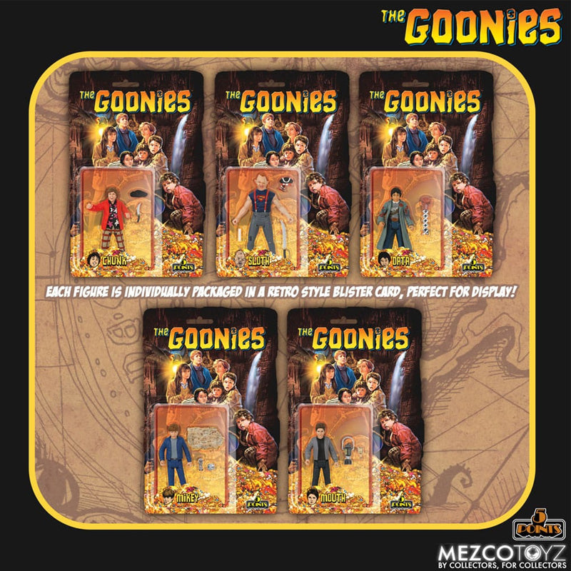 The Goonies 5 Points Pack 5 Fig 9,5cm