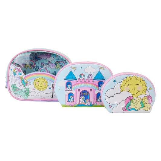 My Little Pony Loungefly Set of 3 Cosmetic Pouches