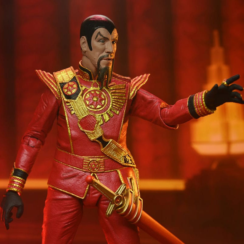 Flash Gordon Ultimate Figure - Ming (Red Military Outfit) 18cm