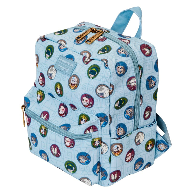 Avatar The Last Airbender Loungefly Mini Backpack AOP Square Nylon