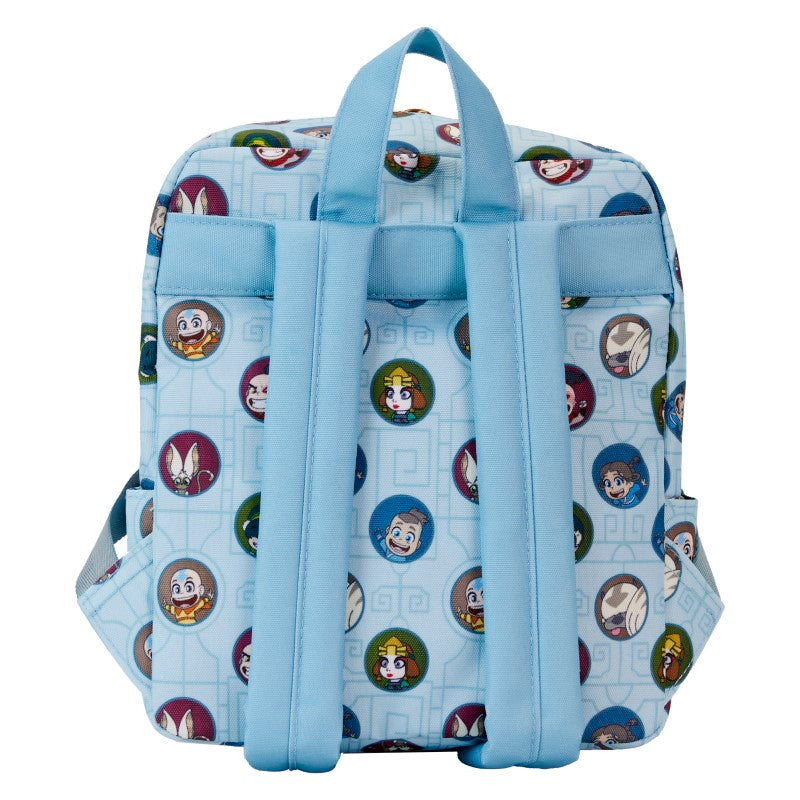 Avatar The Last Airbender Loungefly Mini Backpack AOP Square Nylon
