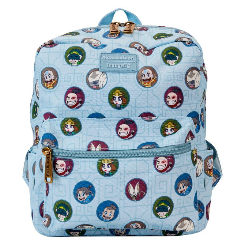 Avatar The Last Airbender Loungefly Mini Backpack AOP Square Nylon