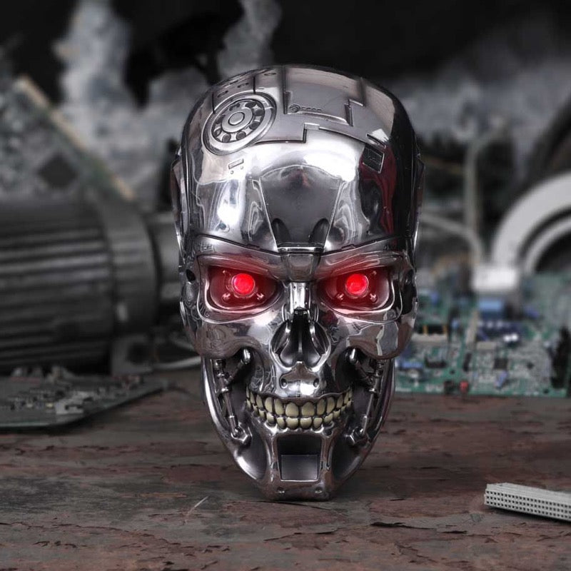 Terminator Statue T-800 Head 23Cm