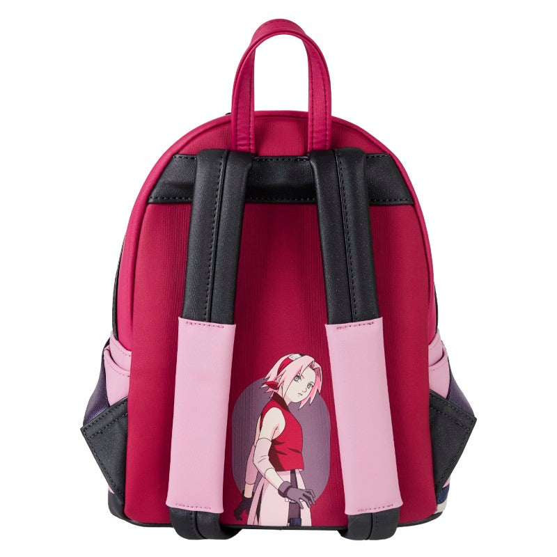 Naruto Loungefly Mini Backpack - Sakura Cosplay Outfit