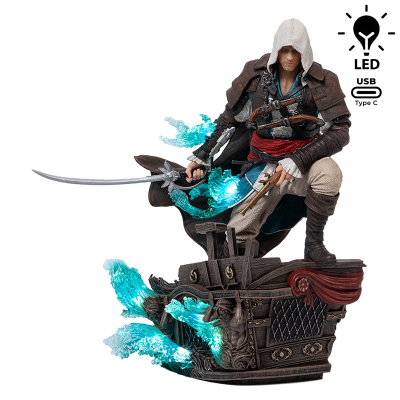 Assassins Creed Black Flag Resynced Statue 1/8 Animus Edward Kenway
