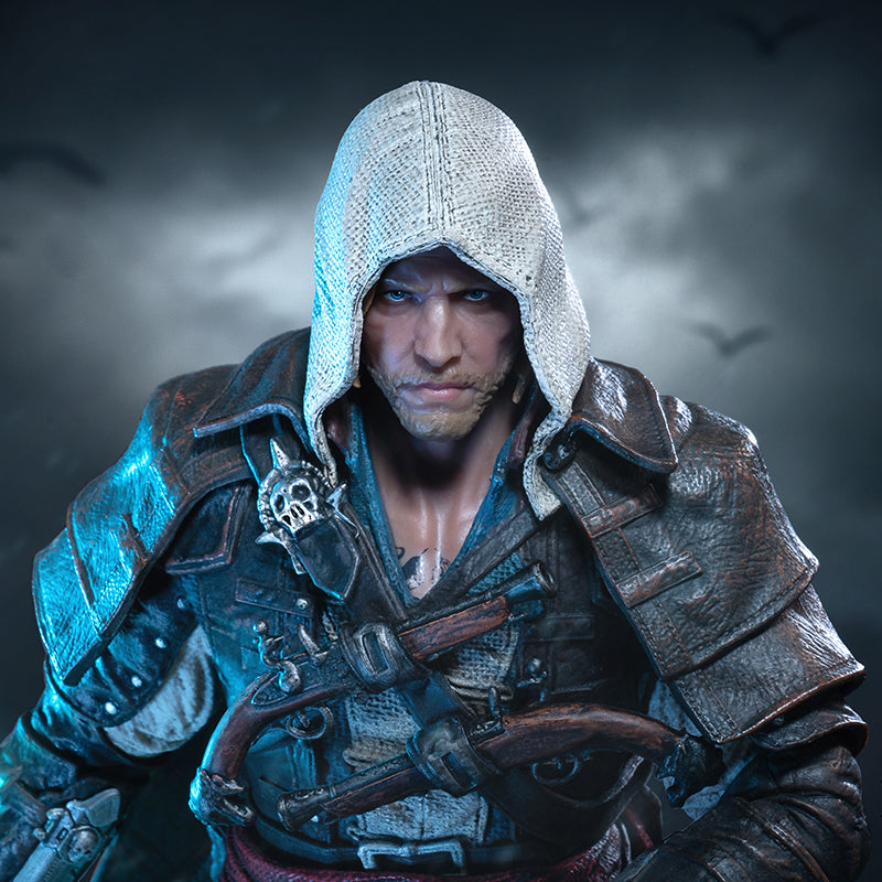 Assassins Creed Black Flag Resynced Statue 1/8 Animus Edward Kenway