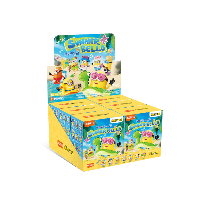 Minions Blokees Mokoo Series 02 Minions-N-Disguise Asst 6pcs
