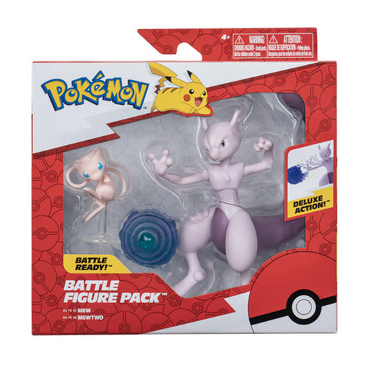 Pokemon 2-Pack Figure 11cm Mewtwo 5cm Mew