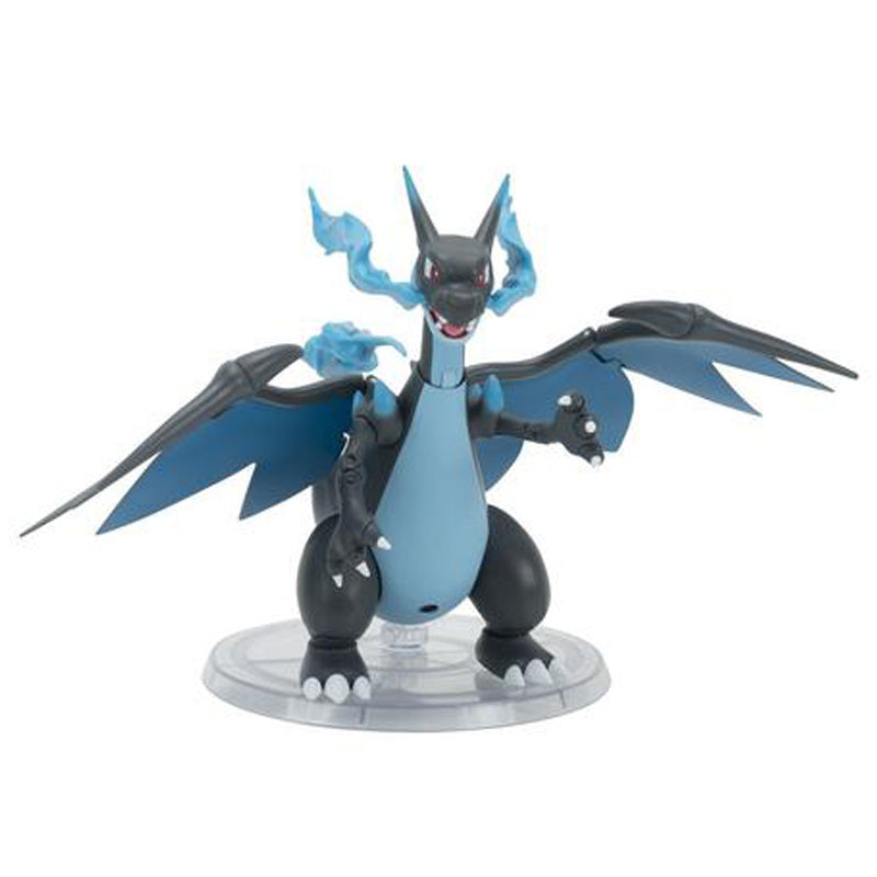 Pokemon Select 15cm Super Articulated Figure W9 Mega Charizard X Dracaufeu