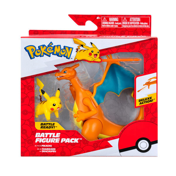 Pokemon 2-Pack Figure 11cm Charizard, 5cm Pikachu #1