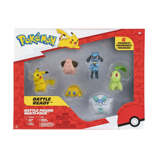 Pokemon Battle Figure Multipack 6Pcs 5cm W10