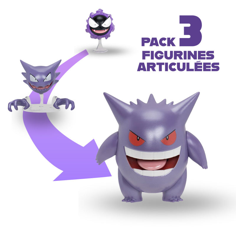 Pokemon Select Evolution Multipack - Gastly Haunter Gengar