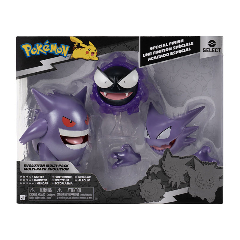 Pokemon Select Evolution Multipack - Gastly Haunter Gengar