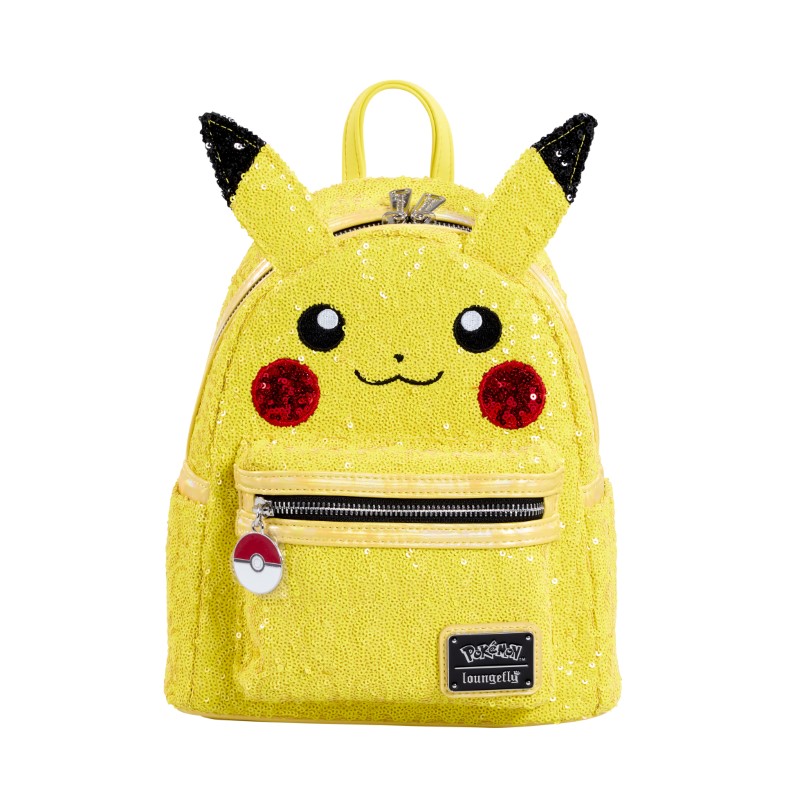Pokemon Loungefly Mini Backpack - Sequin Pikachu Cosplay