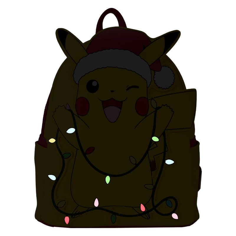 Pokemon Loungefly Mini Backpack - Holiday Pikachu