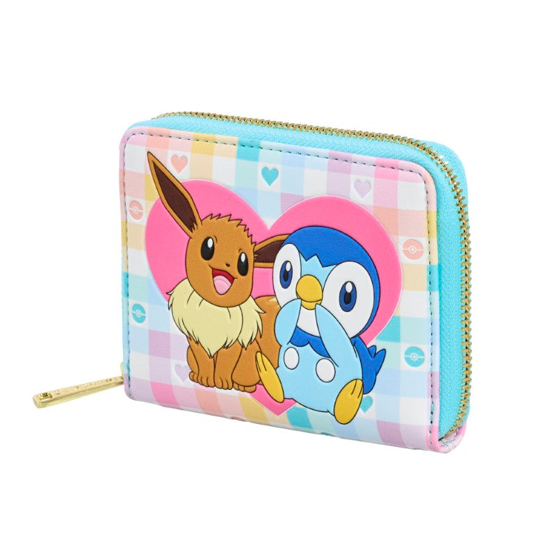 Pokemon Loungefly Wallet - Piplup and Eevee Friends