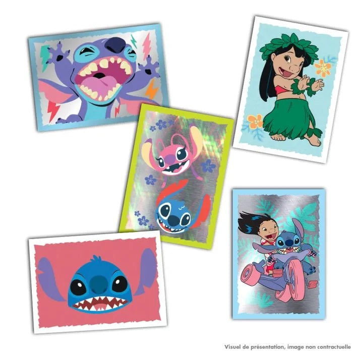 Disney Stitch Blister 13 + 1 pochettes offerte 70 Stickers