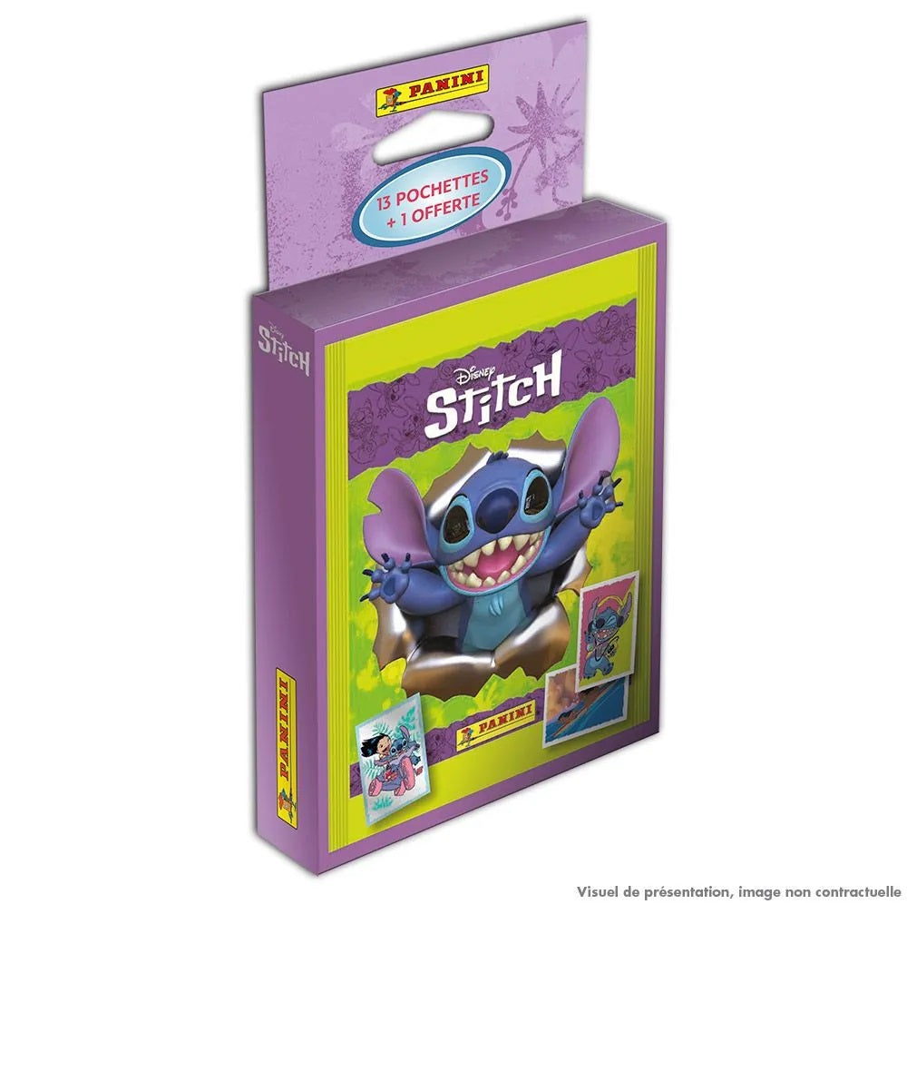 Disney Stitch Blister 13 + 1 pochettes offerte 70 Stickers