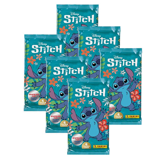Disney Panini TC Stitch Blister 6 Pochettes + 1 Carte Ed Limit.