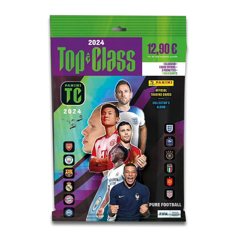 Panini Top Class FIFA 2024 TC Starter Pack - Binder + 3 Packs + 1 Holo Card