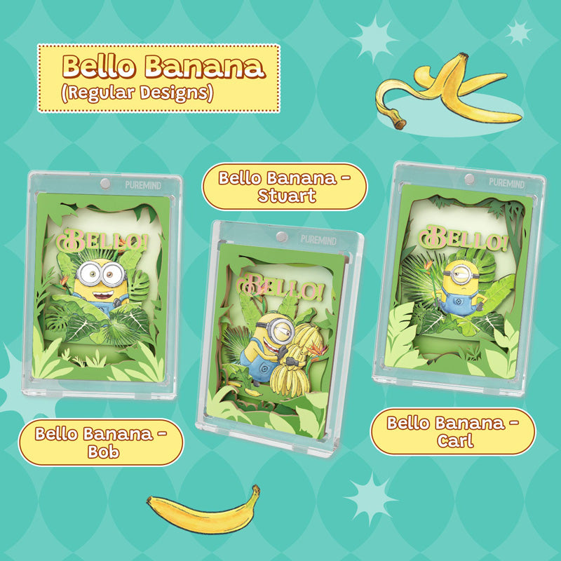 Minions Puremind Wooden Mini Art Magnetic Case : 1 Blind Box