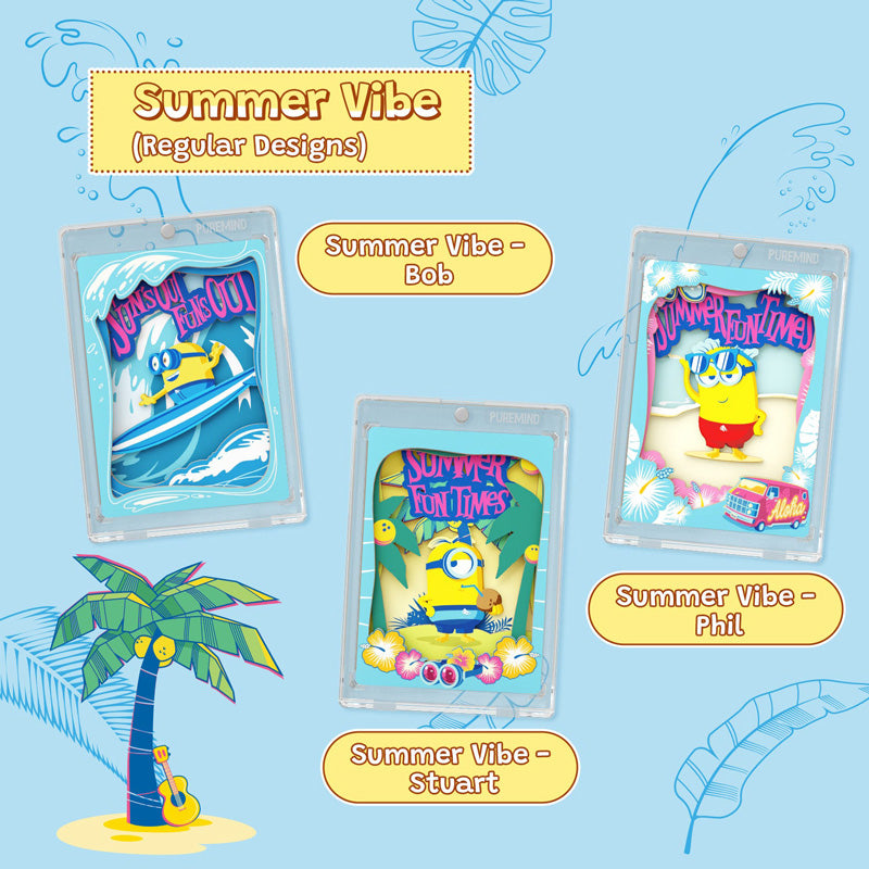 Minions Puremind Wooden Mini Art Magnetic Case : 1 Blind Box