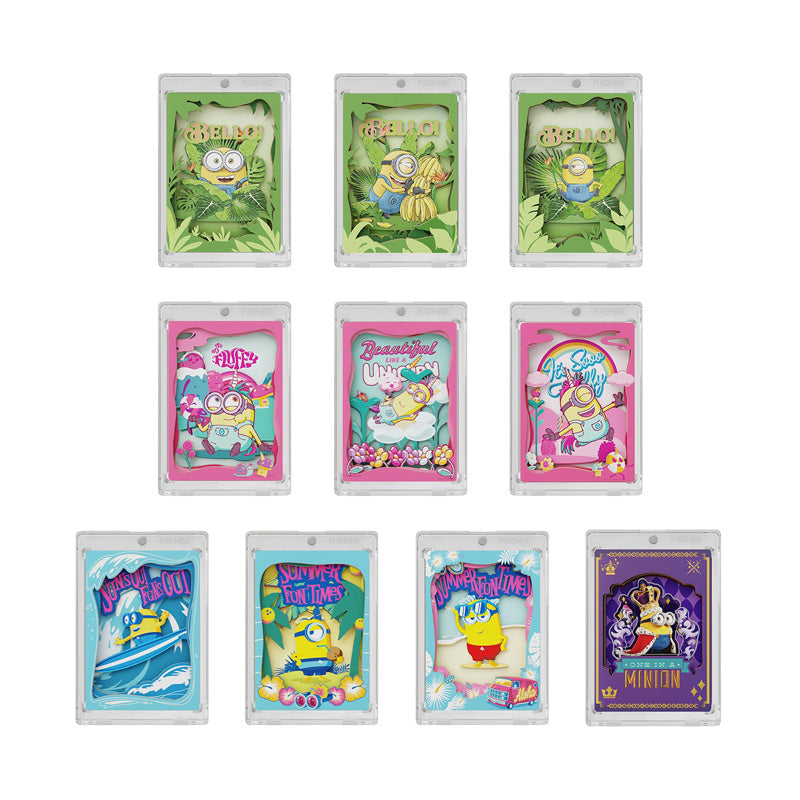Minions Puremind Wooden Mini Art Magnetic Case : 1 Blind Box