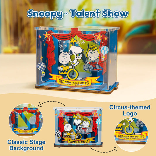 Snoopy Puremind DIY Mini Scene Snoopy Talent Show