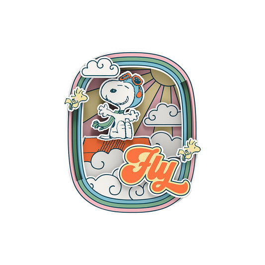 Snoopy Puremind Interactive Magnet Snoopy Pilot Dreams
