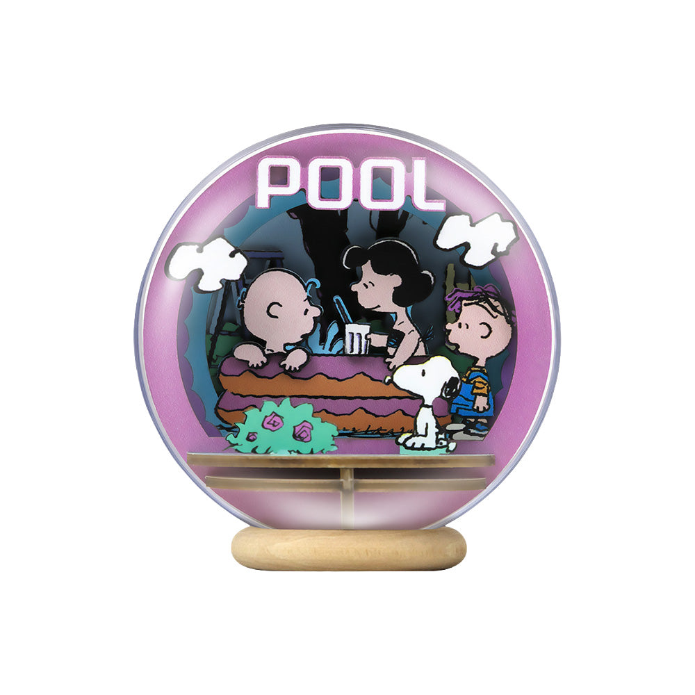 Snoopy Globe Puremind Wooden Theater Snoopy Cool Pool