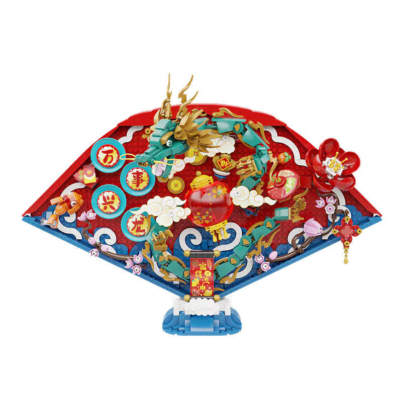 Pantasy Dragon Lunar New Year Fan 18010