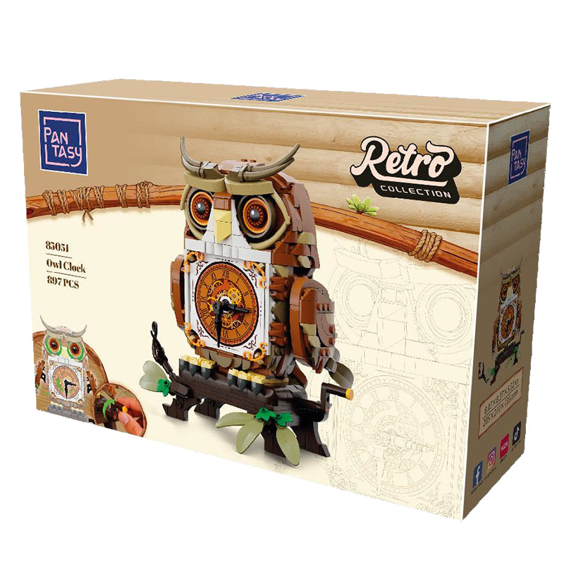 Retro Collection Pantasy 85051 Owl Clock