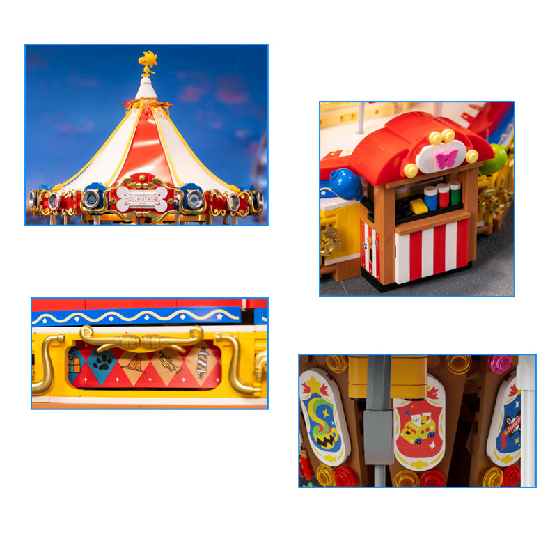 Peanut Snoopy Pantasy Snoopy Carousel