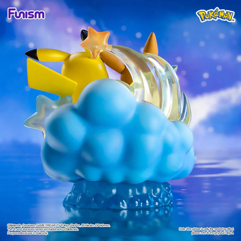 Pokemon Funism Prime Figure Eevee and Pikachu Nebula 20cm