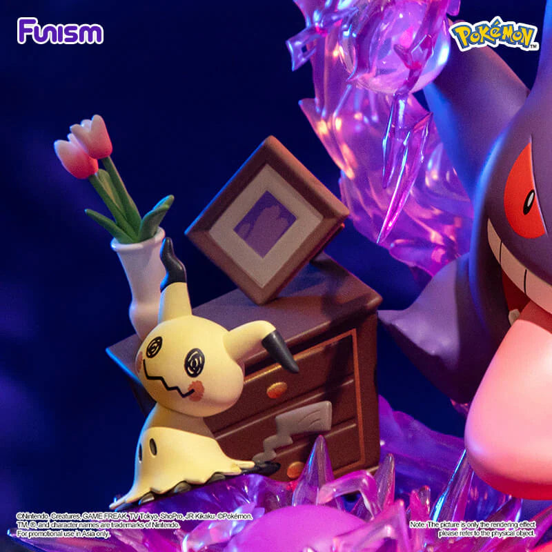 Pokemon Funism Prime Figure Ectoplasma et Mimikyu 20cm