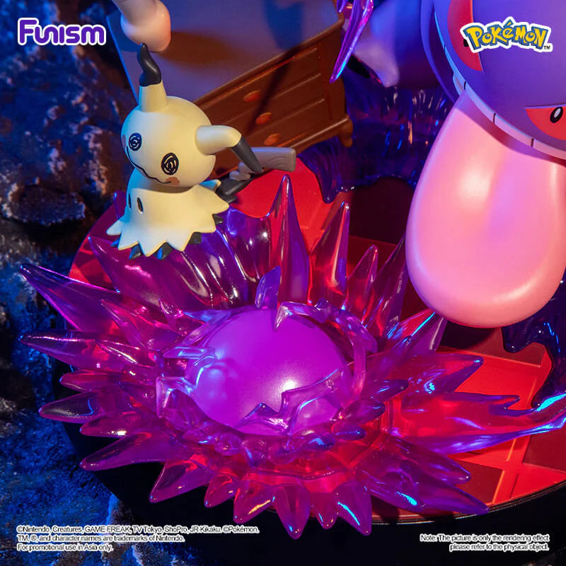 Pokemon Funism Prime Figure Ectoplasma et Mimikyu 20cm