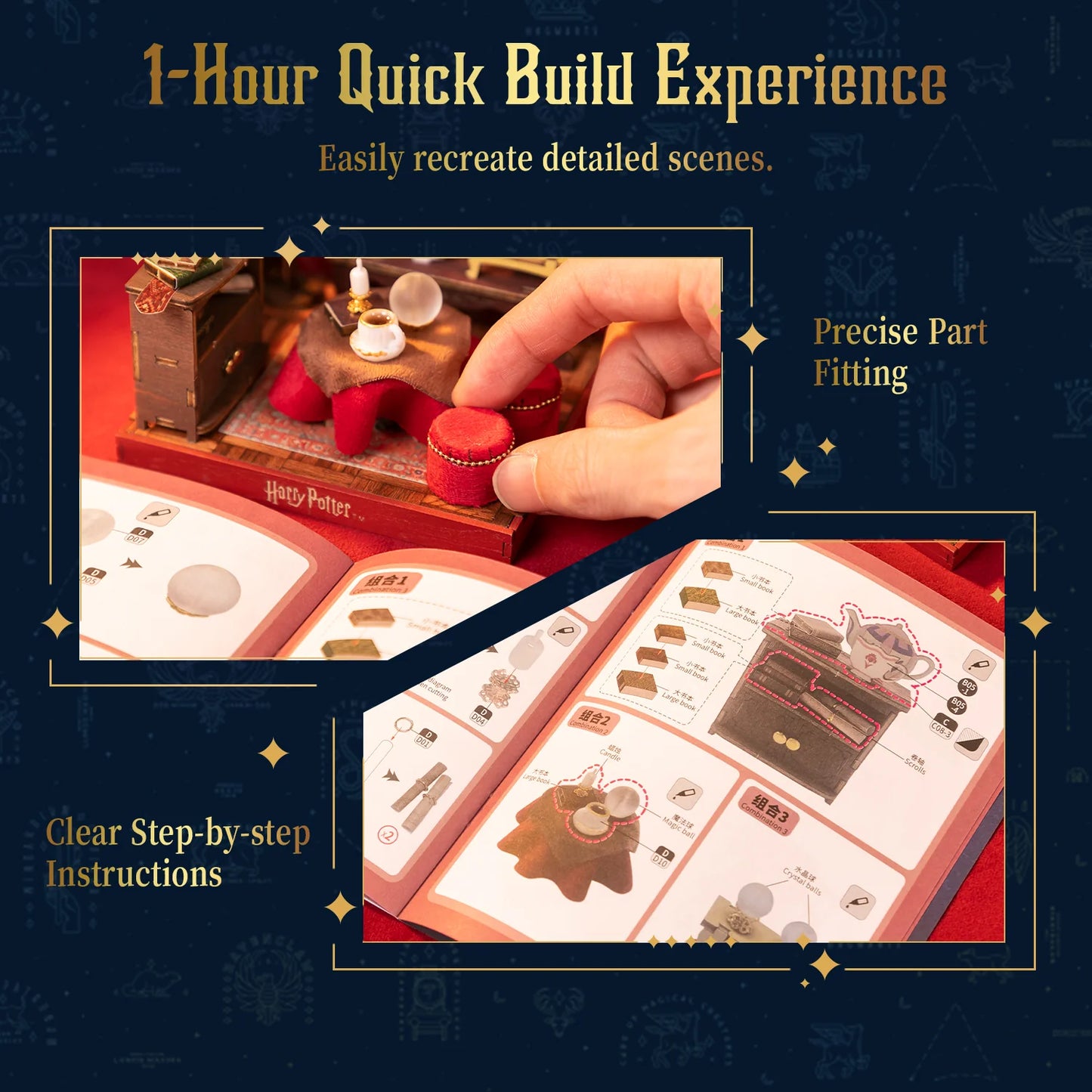 Harry Potter Puremind Wooden Hogwarts Classes Divination Class